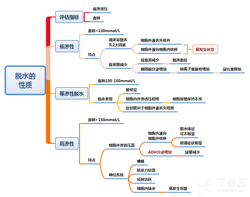 儿童补液及酸碱平衡之思维导图