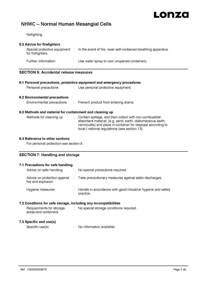 LONZA人肾小球系膜细胞 lonza人原代细胞 lonza中国一级代理商北京泽平