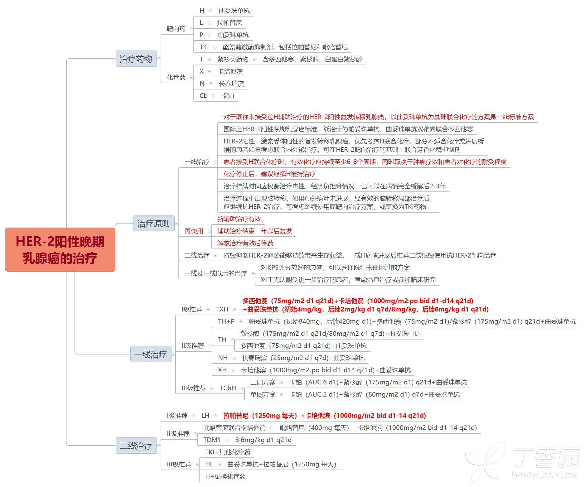 肿瘤思维导图-图解乳腺癌(下)