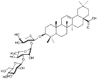 齐墩果酸-3-O-β-D-葡萄糖(1→3)-α-L-鼠李糖(1→2)-α-L-阿拉伯糖苷103956-33-8售后服务
