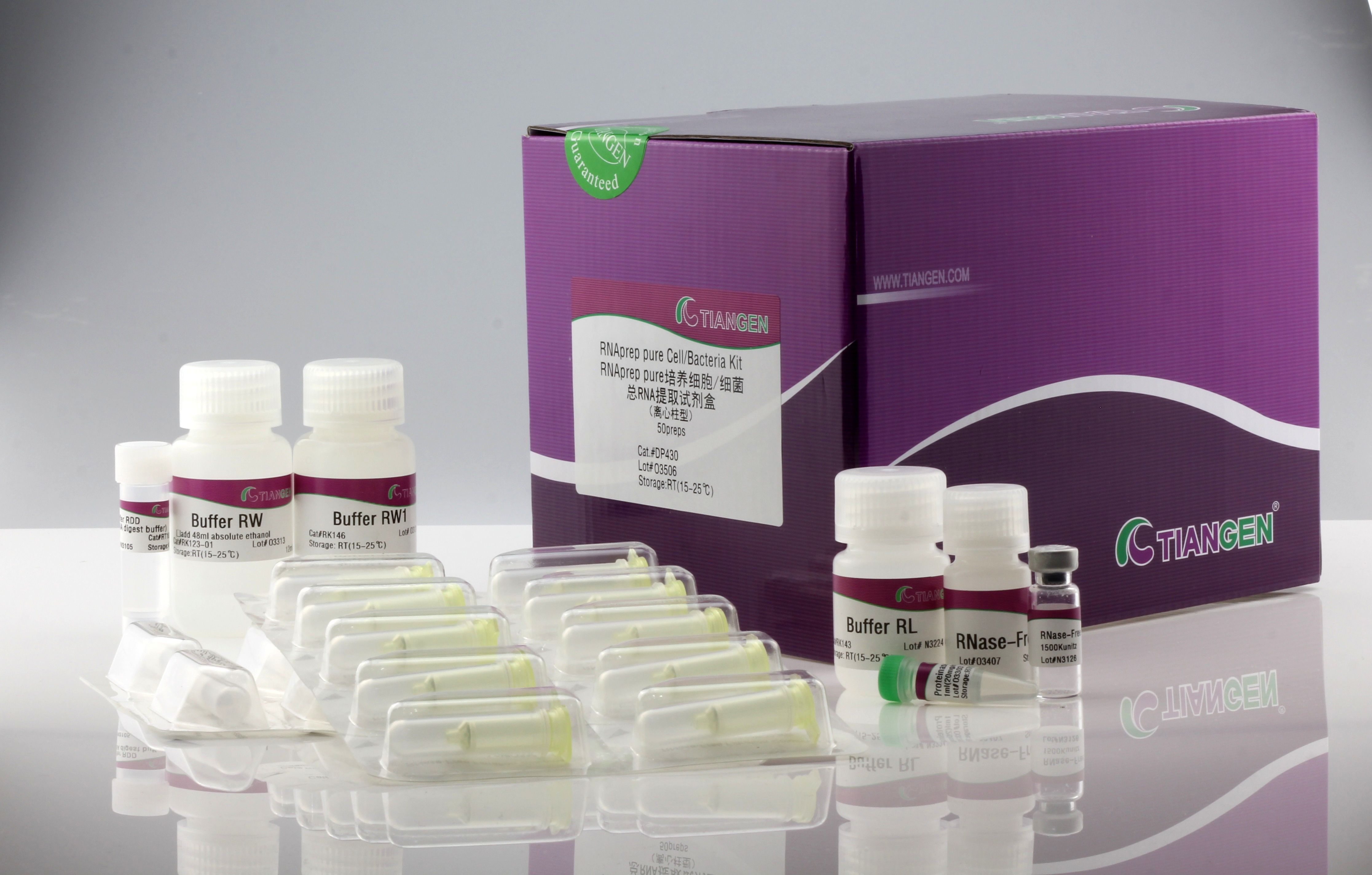 RNAprep pure培养细胞/细菌总RNA提取试剂盒(DP430)