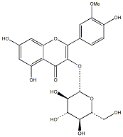 异鼠李素-3-O-葡萄糖苷5041-82-7图片