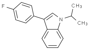 1-异丙基-3-(4-氟苯基)吲哚