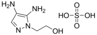 4,5-二氨基-1-(2-羟乙基)吡唑硫酸盐