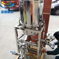 硅藻土过滤机 不锈钢 酒类过滤器 镜面抛光