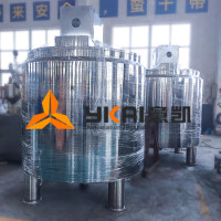 三层不锈钢液洗搅拌锅 多功能理想药液生产设备