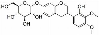 7,2’-二羟基-3’,4’-二甲氧基-异黄烷-7-O-β-D-葡萄糖苷