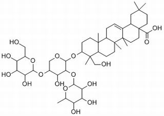 常春藤皂苷元3-O-α-L-吡喃鼠李糖-(1→2)-β-D-吡喃葡萄糖-(1→4)-α-L-吡喃阿拉伯糖苷