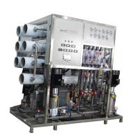 威固特5T/Hr二级反渗透+EDI+抛光混床超纯水处理系统