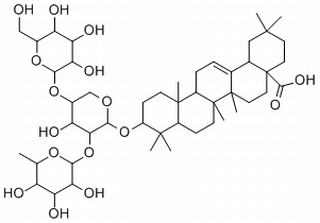 羽扇豆酸-3-[ D-葡萄糖(1→4)[ L-鼠李糖) (1→2)-L-阿拉伯糖苷]