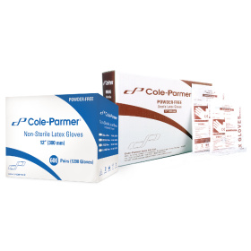 Cole-Parmer灭菌/非灭菌乳胶手套