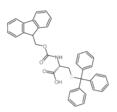 芴甲氧羰基-N-三苯甲基-D-半胱氨酸 CAS#:167015-11-4
