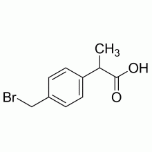 2-(4-溴甲基苯基)丙酸，98%