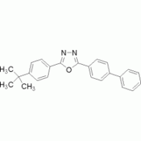 2-(4‘-叔丁基苯)-5-(4‘‘-联苯基)-1，3，4-噁二唑 ,闪烁纯