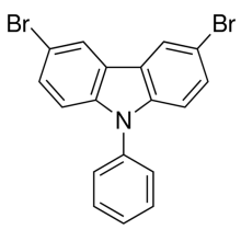3,6-二溴-9-苯基咔唑，98%