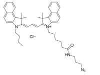 Cyanine3.5 azide CY3.5叠氮荧光染料 带检测图谱 杭州新乔生物