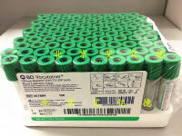 美国 BD 367884血浆管真空采血管肝素锂4ml绿色安全帽
