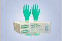 精品无粉绿色芦荟乳胶手套