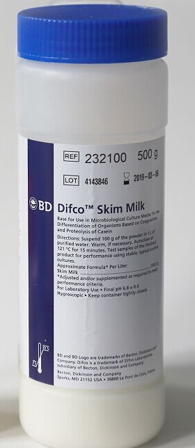 BD Difco Skim Milk脱脂奶粉