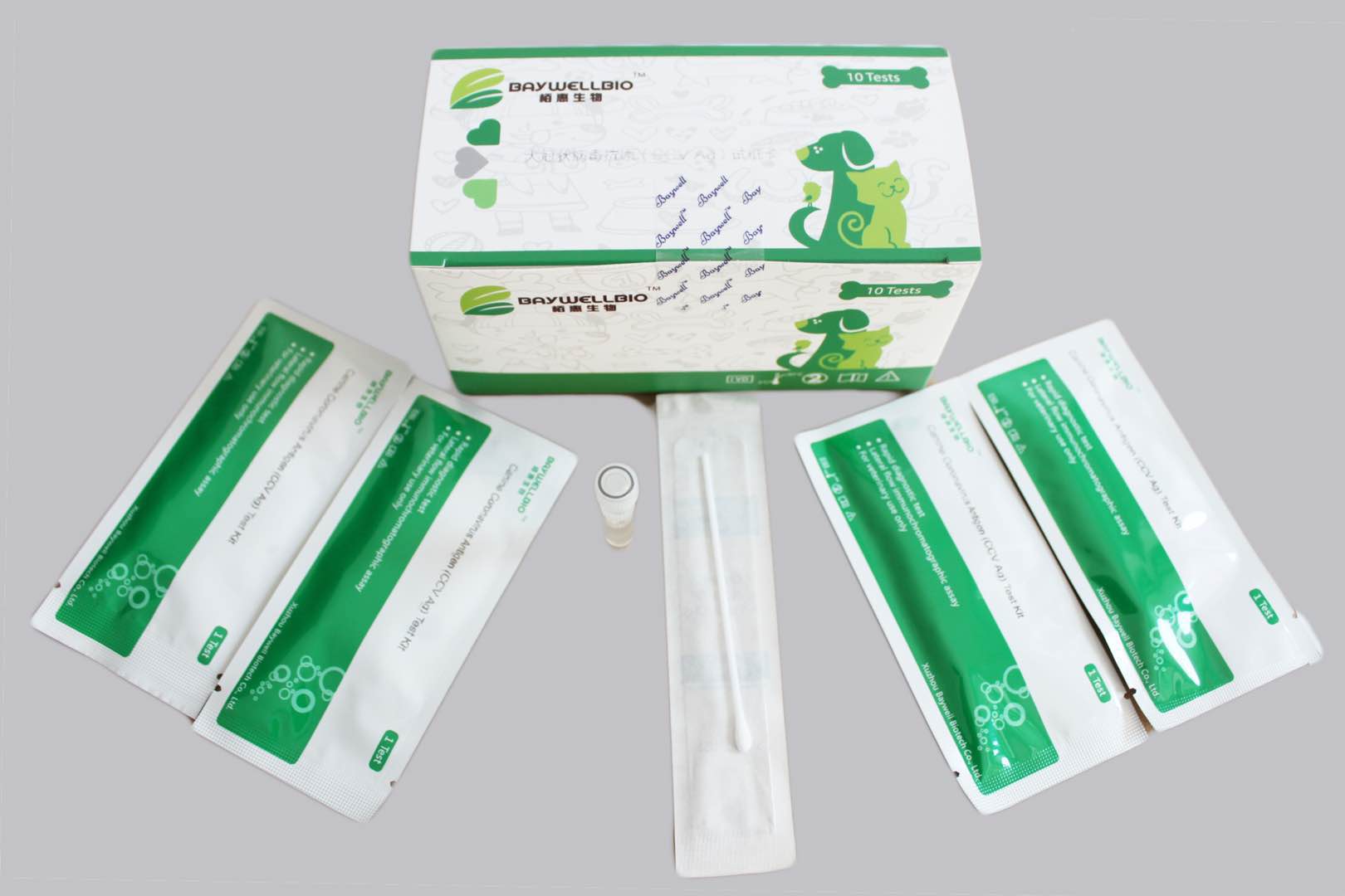 栢惠胶体金试纸犬瘟 细小 冠状 猫瘟