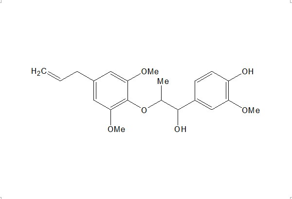 赤式-2-(4-烯丙基-2,6-二甲氧基苯氧基)-1-(4-羟基-3-甲氧基苯基)-丙烷-1-醇（41535-95-9）