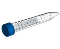 聚丙烯旋帽离心管，17*120mm，15ml，尖底，蓝色旋帽，灭菌