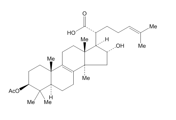 3-O-Acetyl-16α-hydroxytrametenolic acid（168293-13-8）