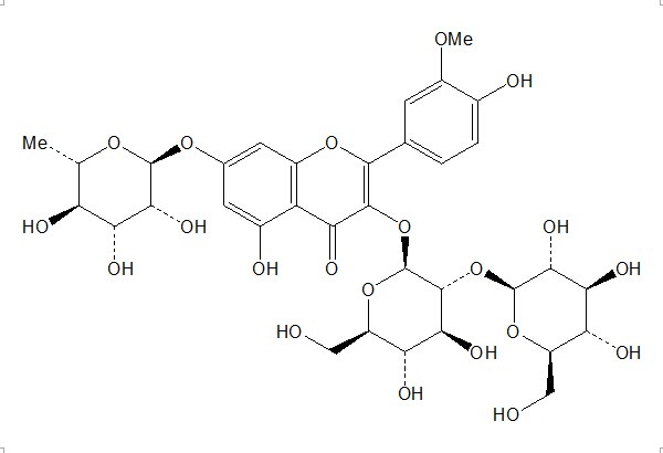 异鼠李素-3-O-槐二糖-7-O-鼠李糖苷（41328-75-0）