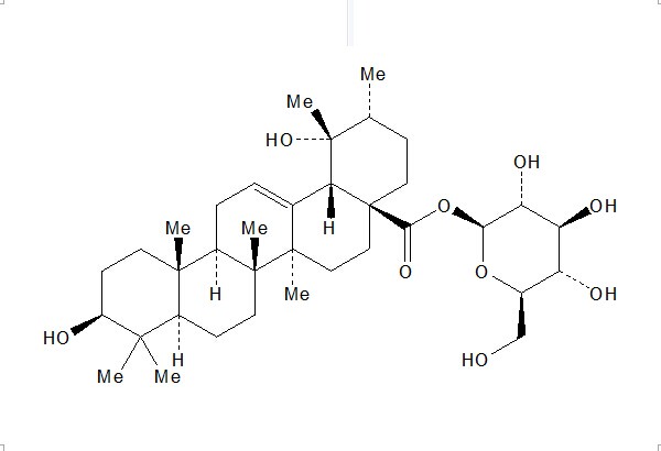 坡模酸-28-O-β-D-吡喃葡萄糖酯（83725-24-0）