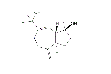 4β,12-dihydroxyguaian-6,10-diene（461644-90-6）
