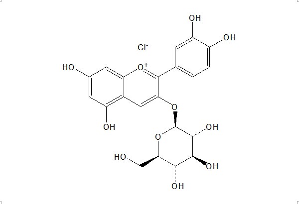氯化矢车菊素-3-O-葡萄糖苷（7084-24-4）
