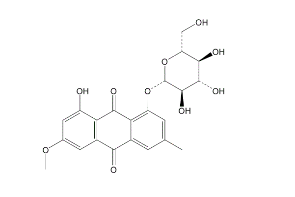 大黄素甲醚-1-O-β-D-葡萄糖苷（26296-54-8）