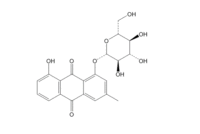 大黄酚-1-O-β-D-葡萄糖苷(4839-60-5)
