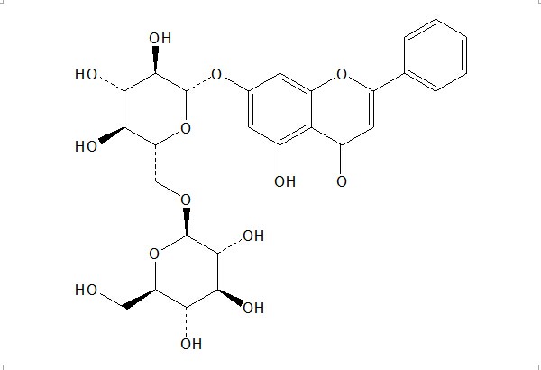 白杨素-7-O-龙胆二糖苷（88640-89-5）