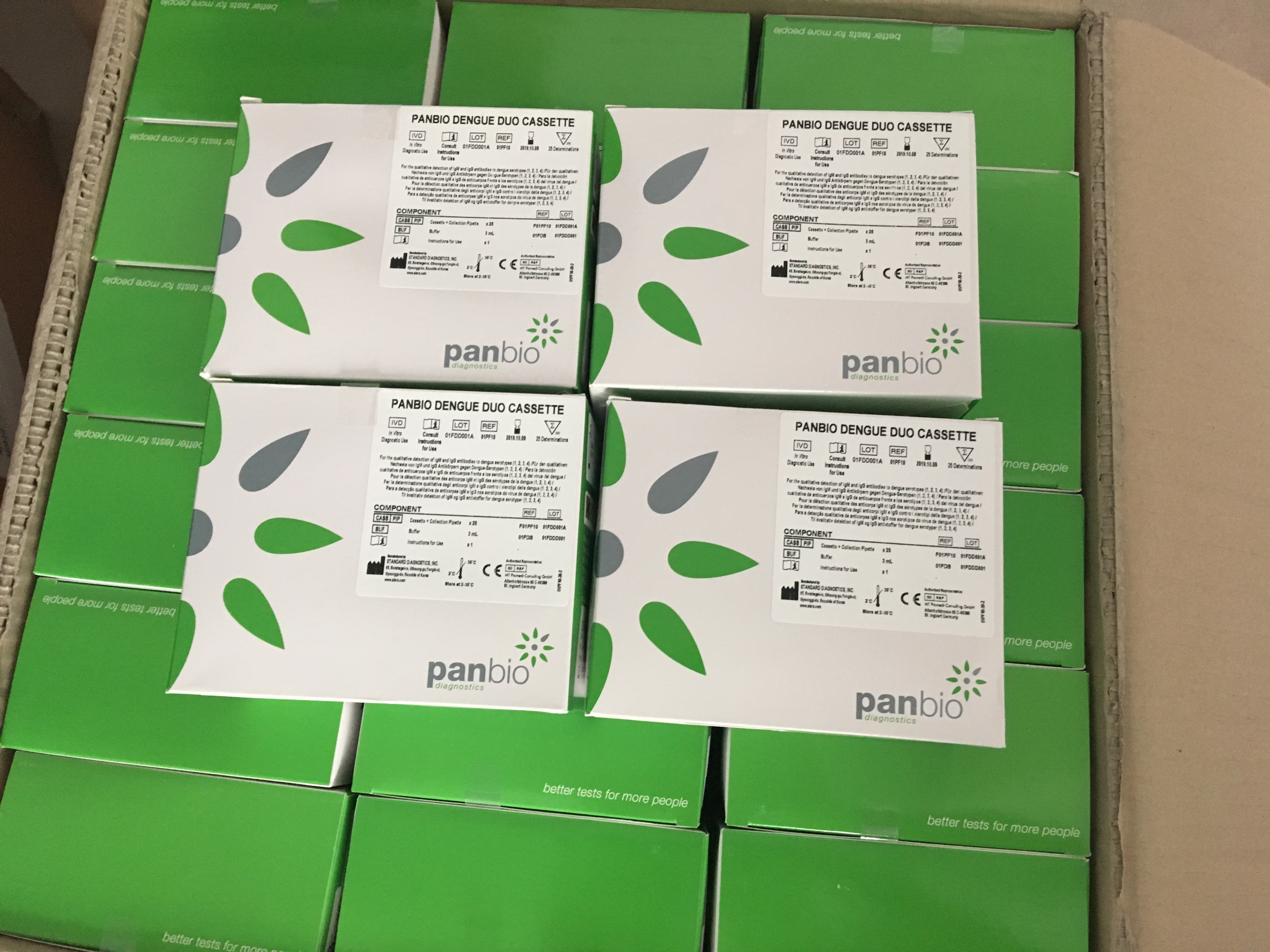 PANBIO登革熱快速檢測試劑盒