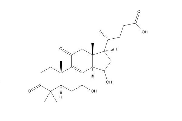 Chol-8-en-24-oic acid, 7,15-dihydroxy-4,4,14-trimethyl-3,11-dioxo-, (5α)-（942936-54-1）