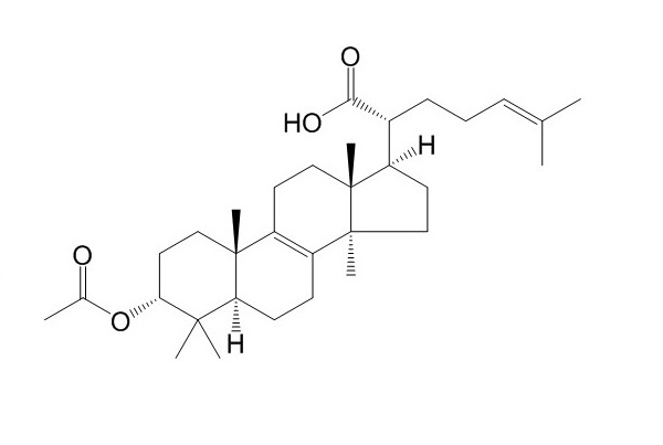 3α-乙酰氧基羊毛甾-8,24-二烯-21羧酸（174391-64-1）