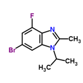6-溴-4-氟-2-甲基-1-(1-甲基乙基)-1H-苯并咪唑