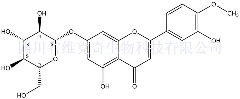 香叶木素-7-O-β-D-葡萄糖苷CAS号:20126-59-4