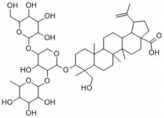 Lup-20(29)-en-28-oic acid,3-O-[-L-rhamnopyranosyl-(12)-[-D-glucopyranosyl-(14)]--L-arabinopyranoside]HPLC≥98%