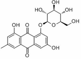 大黄素-8-β-D-吡喃葡萄糖苷HPLC≥98%