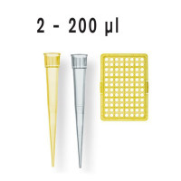 Brand/普兰德 2-200UL吸头黄色未灭菌732008