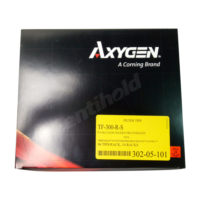 Axygen 10ul带滤芯无菌盒装短吸头 TF-300-R-S