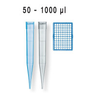 Brand/普兰德 50-1000UL吸头蓝色未灭菌732012