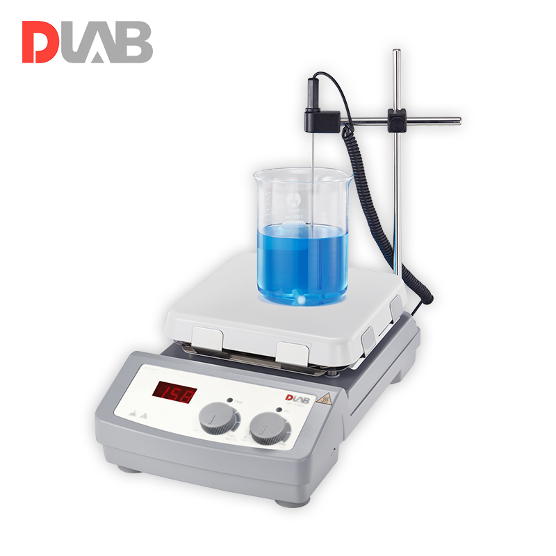 Bluespin LED数显加热型7寸方盘磁力搅拌器MS7-H550-S玻璃陶瓷盘面	