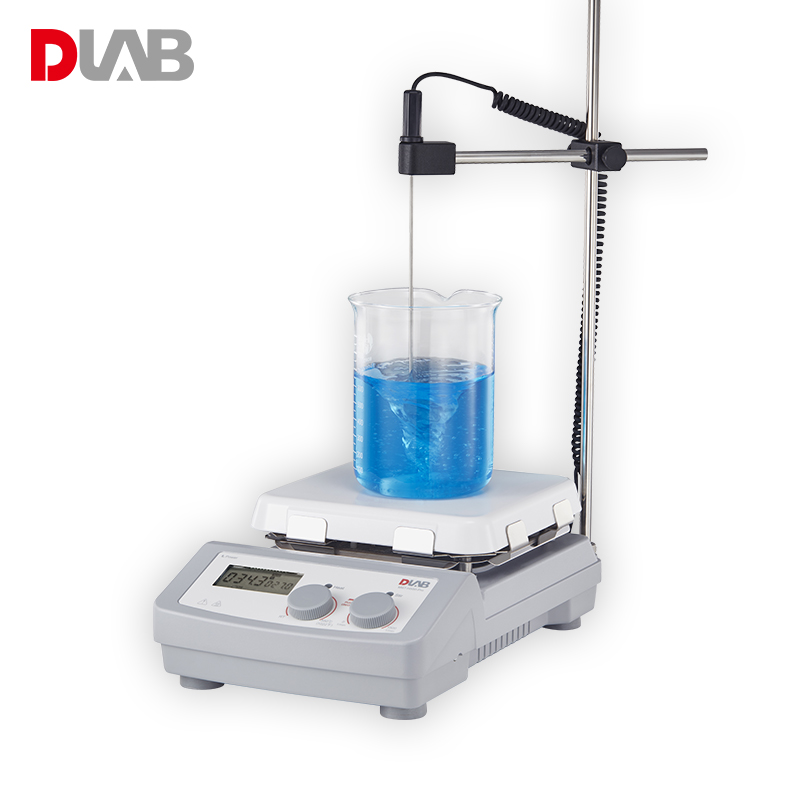 Bluespin LCD数控加热型7寸方盘磁力搅拌器MS7-H550-Pro玻璃陶瓷盘面	