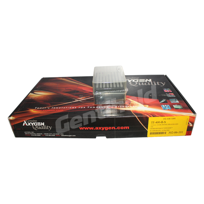 Axygen 10ul带滤芯无菌盒装长吸头 TF-400-R-S
