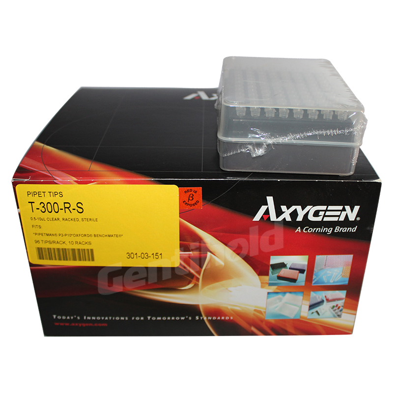 Axygen 10ul无菌盒装短吸头 T-300-R-S