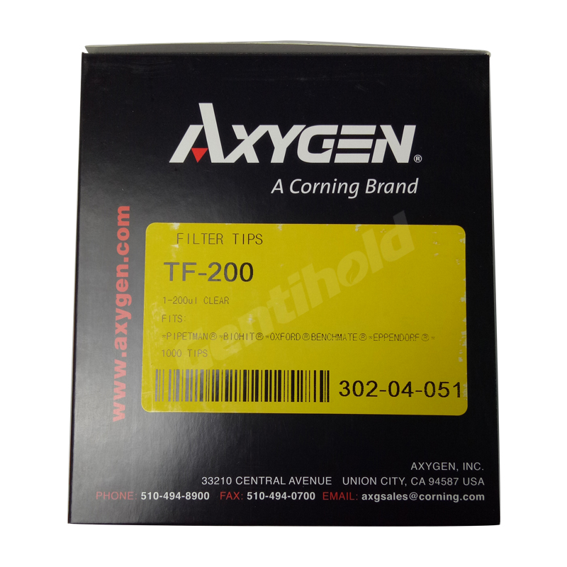 Axygen 200ul带滤芯袋装吸头 TF-200