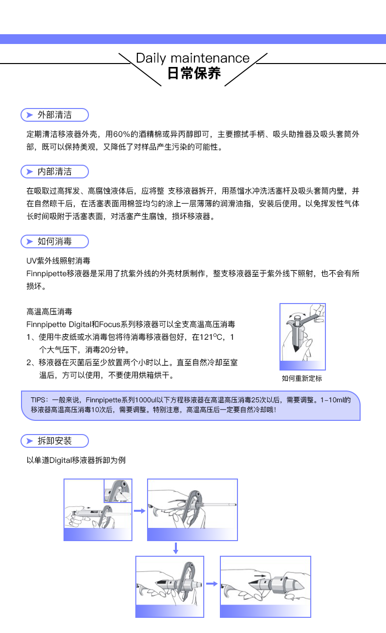 Thermo F3 100-1000ul单道移液器